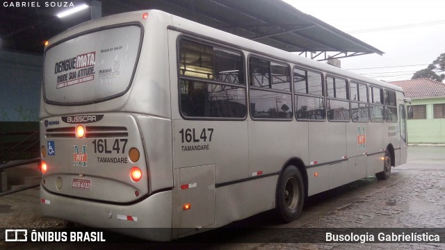 Viação Tamandaré 16L47 na cidade de Almirante Tamandaré, Paraná, Brasil, por Busologia Gabrielística. Número da foto: #11980424.