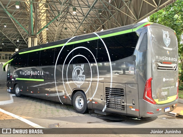 Viação Garcia 92080 na cidade de Bauru, São Paulo, Brasil, por Júnior Juninho. Número da foto: #11982834.