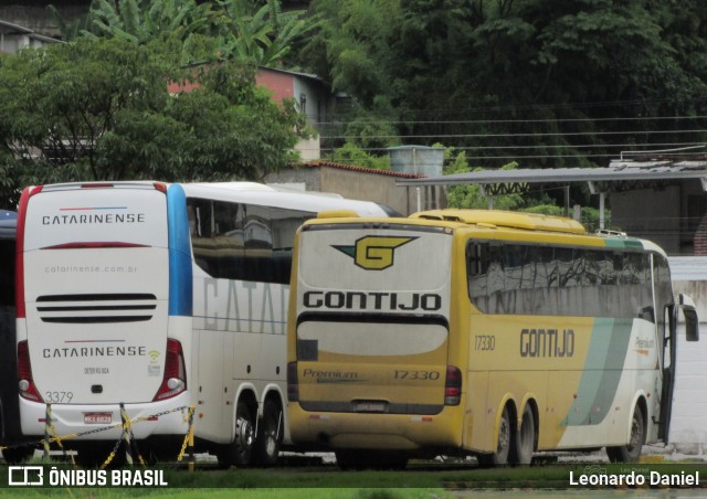 Empresa Gontijo de Transportes 17330 na cidade de Juiz de Fora, Minas Gerais, Brasil, por Leonardo Daniel. ID da foto: 11981893.