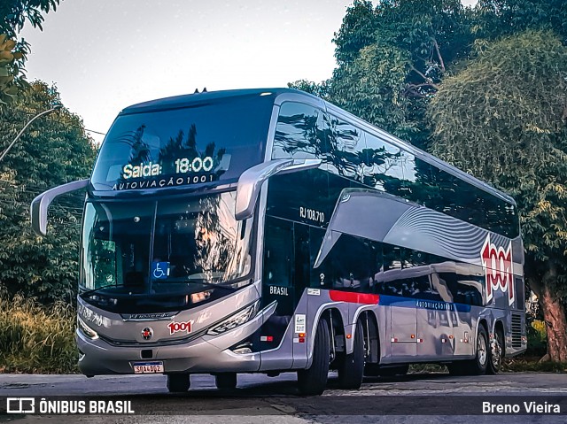 Auto Viação 1001 RJ 108.710 na cidade de Campos dos Goytacazes, Rio de Janeiro, Brasil, por Breno Vieira. ID da foto: 11981490.