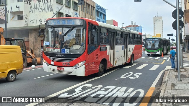 Expresso CampiBus 2318 na cidade de Campinas, São Paulo, Brasil, por Allan Henrique. ID da foto: 11980137.