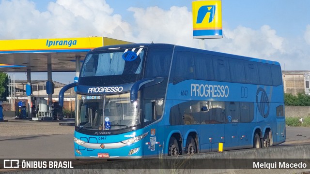 Auto Viação Progresso 6147 na cidade de Limoeiro de Anadia, Alagoas, Brasil, por Melqui Macedo. ID da foto: 11981071.