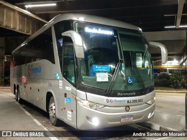 Rio Transporte Terrestre Locadora RJ 300.003 na cidade de São Paulo, São Paulo, Brasil, por Andre Santos de Moraes. Número da foto: #11981437.