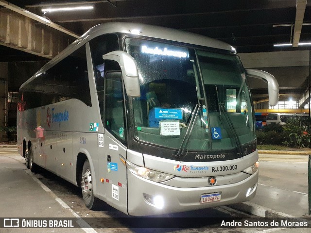 Rio Transporte Terrestre Locadora Rj 300.003 na cidade de São Paulo, São Paulo, Brasil, por Andre Santos de Moraes. ID da foto: 11981437.