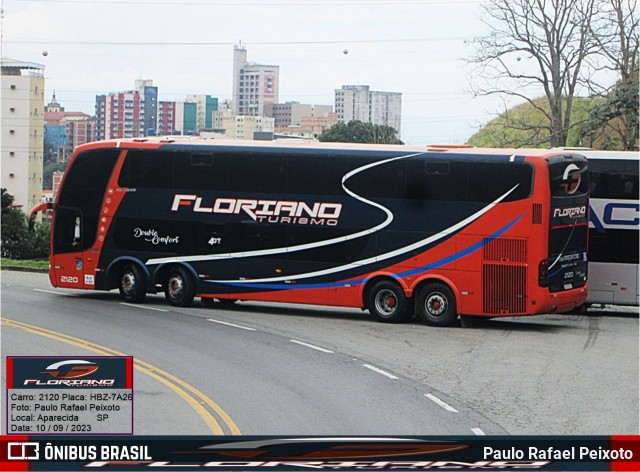 Floriano Turismo 2120 na cidade de Aparecida, São Paulo, Brasil, por Paulo Rafael Peixoto. Número da foto: #11980192.