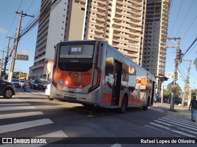 TRANSPPASS - Transporte de Passageiros 8 0056 na cidade de São Paulo, São Paulo, Brasil, por Rafael Lopes de Oliveira. Número da foto: #11980479.
