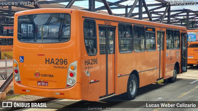 Auto Viação Redentor HA296 na cidade de Curitiba, Paraná, Brasil, por Lucas Weber Calizario. ID da foto: 11980363.