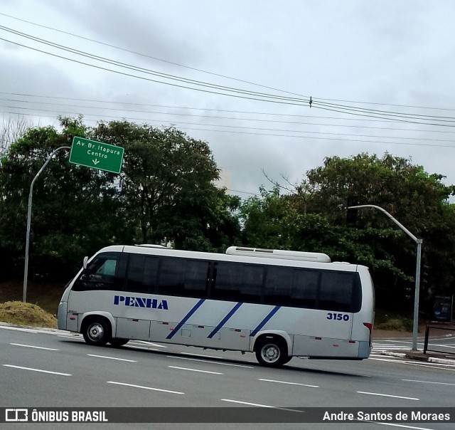 Auto Viação Penha 3150 na cidade de Campinas, São Paulo, Brasil, por Andre Santos de Moraes. ID da foto: 11980183.