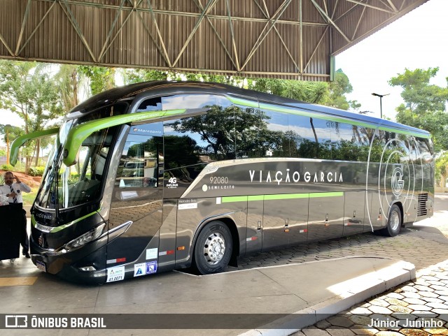 Viação Garcia 92080 na cidade de Bauru, São Paulo, Brasil, por Júnior Juninho. Número da foto: #11982837.