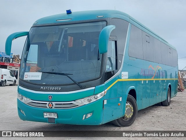 Pullman del Valle LZRR35 na cidade de La Higuera, Elqui, Coquimbo, Chile, por Benjamín Tomás Lazo Acuña. Número da foto: #11982364.