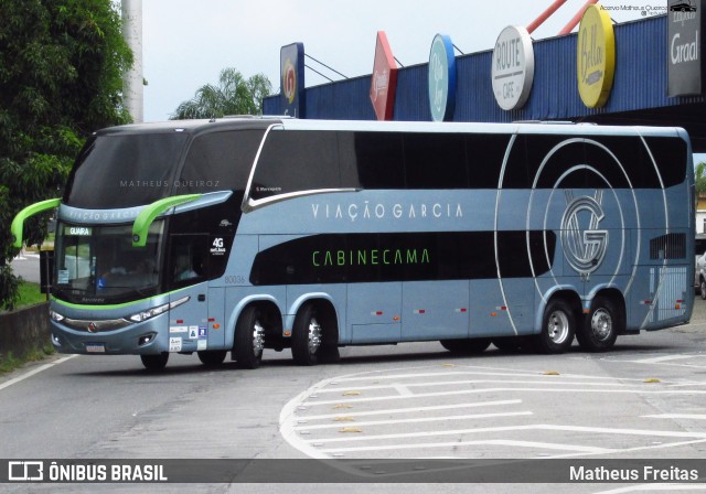 Viação Garcia 80036 na cidade de Resende, Rio de Janeiro, Brasil, por Matheus Freitas. Número da foto: #11981960.