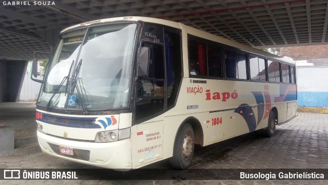 Viação Santana Iapó 1804 na cidade de Castro, Paraná, Brasil, por Busologia Gabrielística. ID da foto: 11980474.