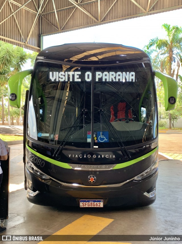 Viação Garcia 92080 na cidade de Bauru, São Paulo, Brasil, por Júnior Juninho. Número da foto: #11982841.