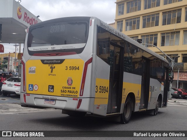 Upbus Qualidade em Transportes 3 5994 na cidade de São Paulo, São Paulo, Brasil, por Rafael Lopes de Oliveira. Número da foto: #11984441.