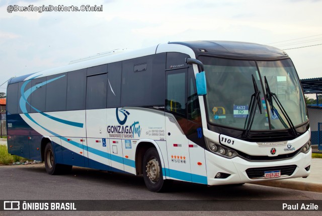 GonzagaTur Transporte e Turismo 1101 na cidade de Belém, Pará, Brasil, por Paul Azile. Número da foto: #11984271.