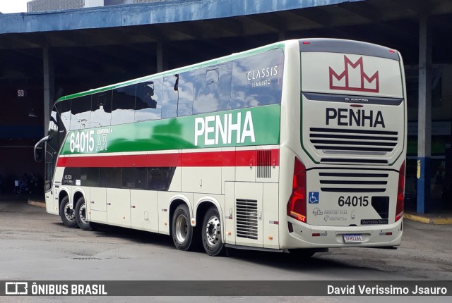 Empresa de Ônibus Nossa Senhora da Penha 64015 na cidade de Porto Alegre, Rio Grande do Sul, Brasil, por David Verissimo Jsauro. ID da foto: 11983281.