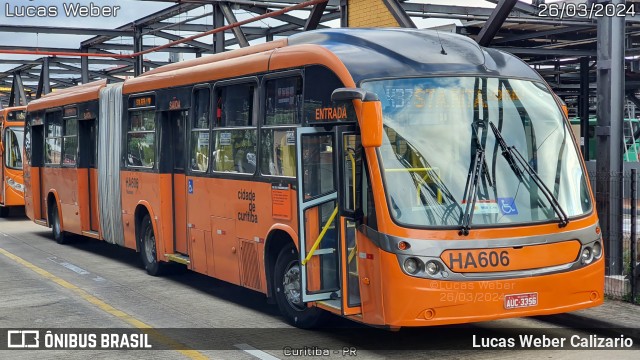 Auto Viação Redentor Ha606 na cidade de Curitiba, Paraná, Brasil, por Lucas Weber Calizario. ID da foto: 11983176.