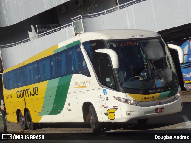 Empresa Gontijo de Transportes 18435 na cidade de São José do Rio Preto, São Paulo, Brasil, por Douglas Andrez. ID da foto: 11983938.