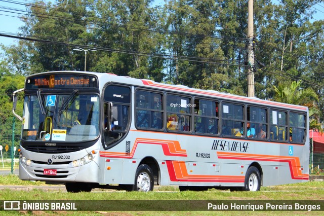 Viação Resendense RJ 192.032 na cidade de Resende, Rio de Janeiro, Brasil, por Paulo Henrique Pereira Borges. Número da foto: #11985208.