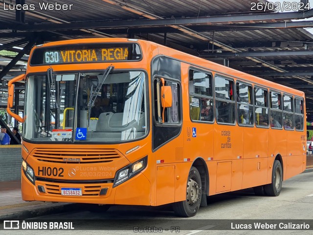 Auto Viação Redentor HI002 na cidade de Curitiba, Paraná, Brasil, por Lucas Weber Calizario. ID da foto: 11983182.