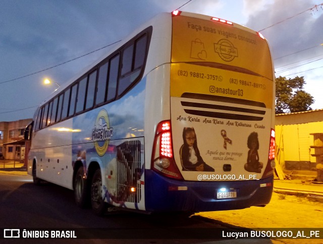 Anas Tour 6383 na cidade de Maceió, Alagoas, Brasil, por Lucyan BUSOLOGO_AL_PE. Número da foto: #11983289.