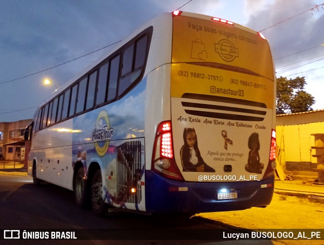 Anas Tour 6383 na cidade de Maceió, Alagoas, Brasil, por Lucyan BUSOLOGO_AL_PE. ID da foto: 11983289.