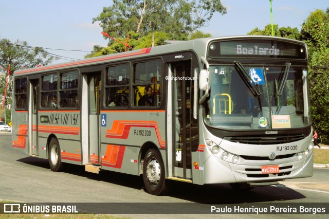 Viação Resendense RJ 192.030 na cidade de Resende, Rio de Janeiro, Brasil, por Paulo Henrique Pereira Borges. Número da foto: #11985200.