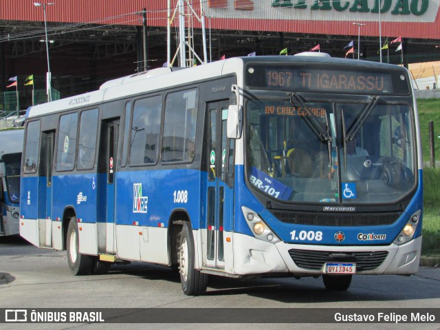 Cidade Alta Transportes 1.008 na cidade de Paulista, Pernambuco, Brasil, por Gustavo Felipe Melo. ID da foto: 11983167.