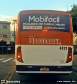Viação Piracicabana 4421 na cidade de São Bernardo do Campo, São Paulo, Brasil, por Marco Antonio da Silva. Número da foto: #11984975.