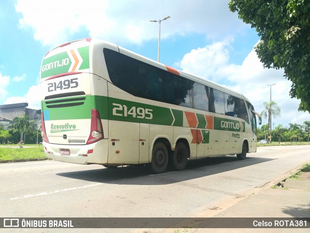 Empresa Gontijo de Transportes 21495 na cidade de Ipatinga, Minas Gerais, Brasil, por Celso ROTA381. Número da foto: #11917459.