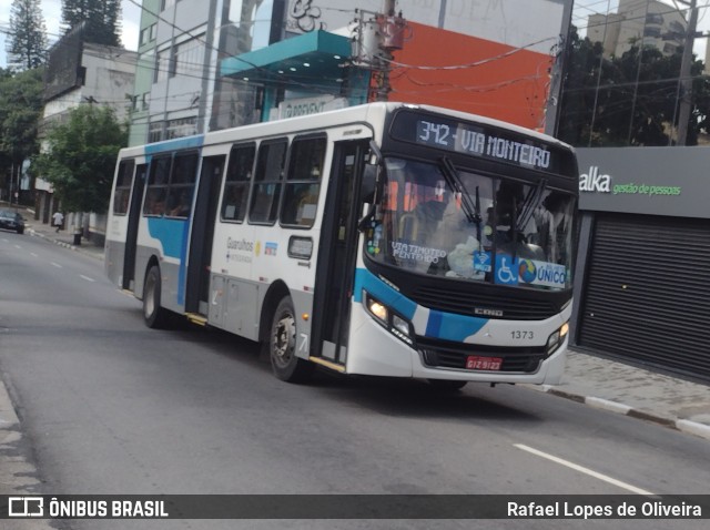 VUG - Viação Urbana Guarulhos 1373 na cidade de Guarulhos, São Paulo, Brasil, por Rafael Lopes de Oliveira. Número da foto: #11916835.