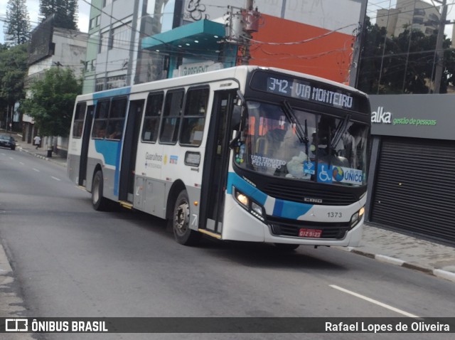 VUG - Viação Urbana Guarulhos 1373 na cidade de Guarulhos, São Paulo, Brasil, por Rafael Lopes de Oliveira. ID da foto: 11916835.