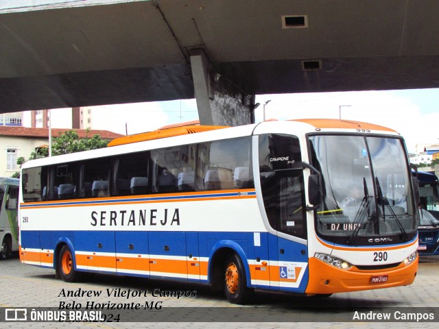 Viação Sertaneja 290 na cidade de Belo Horizonte, Minas Gerais, Brasil, por Andrew Campos. Número da foto: #11919186.