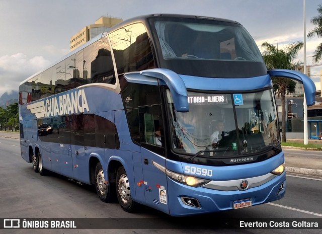 Viação Águia Branca 50590 na cidade de Cariacica, Espírito Santo, Brasil, por Everton Costa Goltara. Número da foto: #11917010.