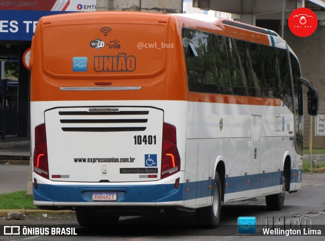 Expresso União 10401 na cidade de Campinas, São Paulo, Brasil, por Wellington Lima. ID da foto: 11917852.