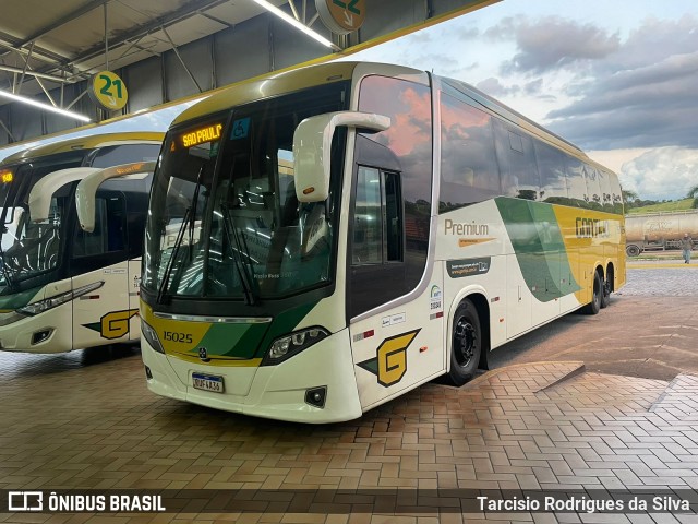 Empresa Gontijo de Transportes 15025 na cidade de Perdões, Minas Gerais, Brasil, por Tarcisio Rodrigues da Silva. ID da foto: 11917248.