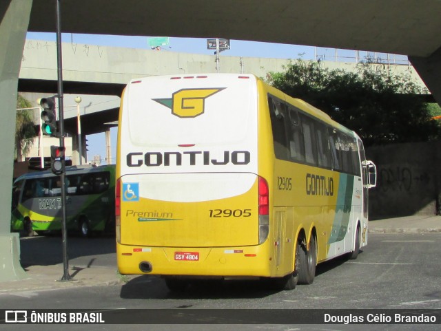 Empresa Gontijo de Transportes 12905 na cidade de Belo Horizonte, Minas Gerais, Brasil, por Douglas Célio Brandao. ID da foto: 11918831.