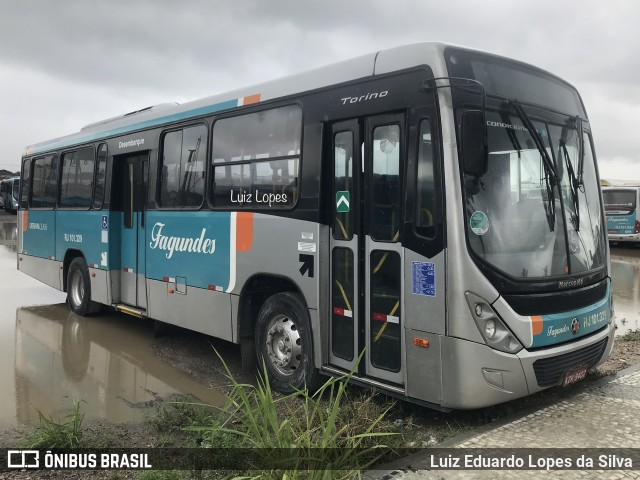 Auto Ônibus Fagundes RJ 101.329 na cidade de Niterói, Rio de Janeiro, Brasil, por Luiz Eduardo Lopes da Silva. Número da foto: #11916575.