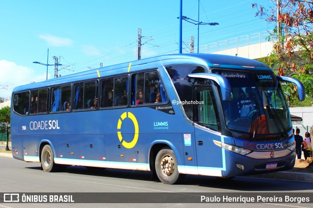 Viação Cidade Sol 5960 na cidade de Salvador, Bahia, Brasil, por Paulo Henrique Pereira Borges. Número da foto: #11918109.