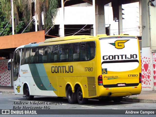 Empresa Gontijo de Transportes 17180 na cidade de Belo Horizonte, Minas Gerais, Brasil, por Andrew Campos. ID da foto: 11918982.