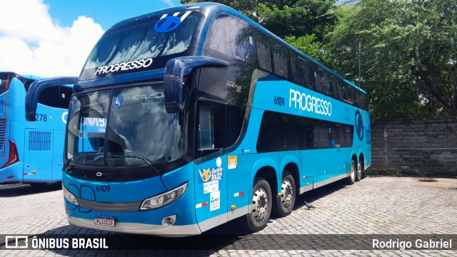 Auto Viação Progresso 6109 na cidade de Natal, Rio Grande do Norte, Brasil, por Rodrigo Gabriel. Número da foto: #11916927.