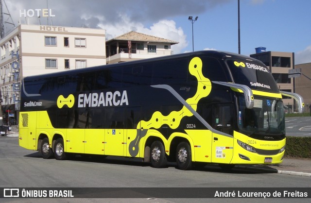VUSC - Viação União Santa Cruz 0024 na cidade de Balneário Camboriú, Santa Catarina, Brasil, por André Lourenço de Freitas. Número da foto: #11917440.