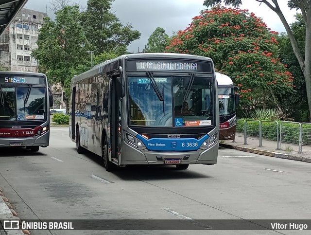 Viação Paratodos > São Jorge > Metropolitana São Paulo > Mobibrasil 6 3636 na cidade de São Paulo, São Paulo, Brasil, por Vitor Hugo. Número da foto: #11916576.