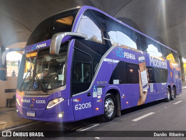 Empresa de Ônibus Nossa Senhora da Penha 62005 na cidade de Volta Redonda, Rio de Janeiro, Brasil, por Danilo  Ribeiro. ID da foto: 11917008.