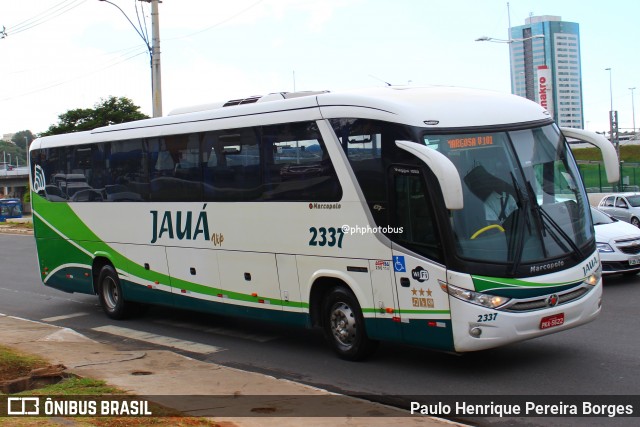 Viação Jauá 2337 na cidade de Salvador, Bahia, Brasil, por Paulo Henrique Pereira Borges. ID da foto: 11918104.