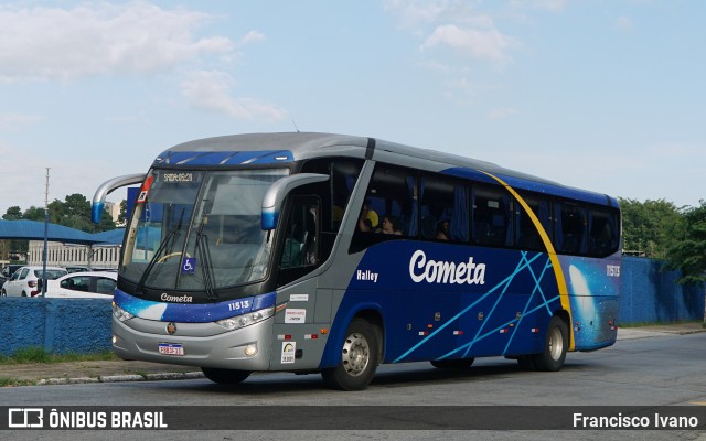 Viação Cometa 11513 na cidade de São Paulo, São Paulo, Brasil, por Francisco Ivano. ID da foto: 11921498.