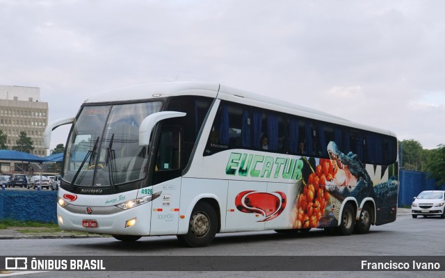 Eucatur - Empresa União Cascavel de Transportes e Turismo 4926 na cidade de São Paulo, São Paulo, Brasil, por Francisco Ivano. ID da foto: 11920830.