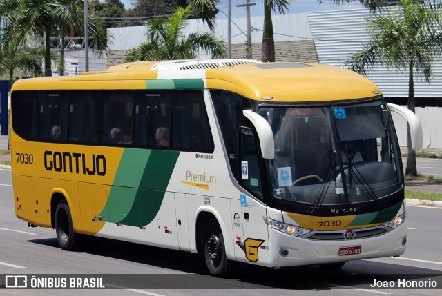 Empresa Gontijo de Transportes 7030 na cidade de Feira de Santana, Bahia, Brasil, por Joao Honorio. ID da foto: 11920574.