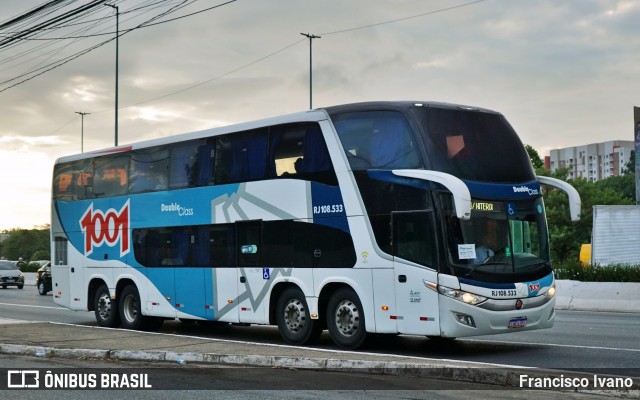 Auto Viação 1001 RJ 108.533 na cidade de São Paulo, São Paulo, Brasil, por Francisco Ivano. ID da foto: 11920845.