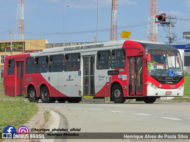 Itajaí Transportes Coletivos 2059 na cidade de Campinas, São Paulo, Brasil, por Henrique Alves de Paula Silva. Número da foto: #11923283.